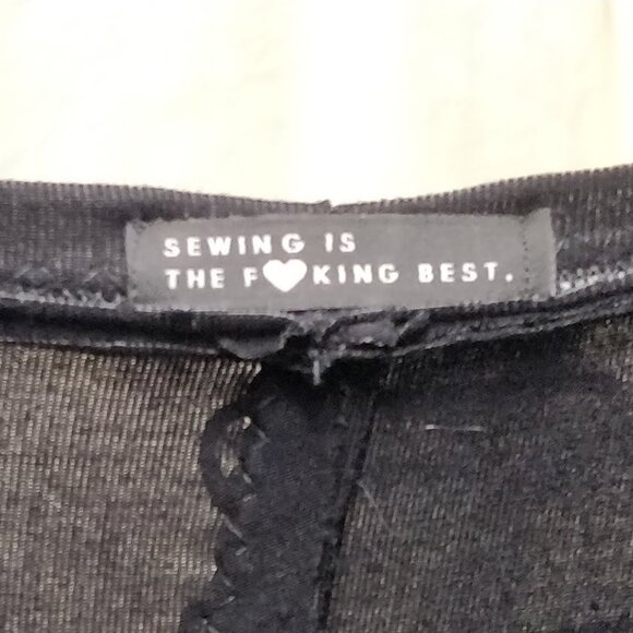 Handmade baggy tunic mini-dress - Picture 2 of 3